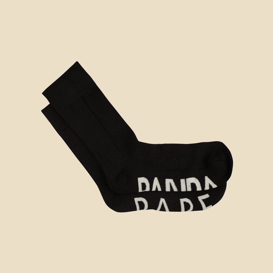 Bamboo Crew Sock in Midnight Black